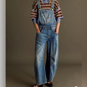We the Free Barrel Overalls L